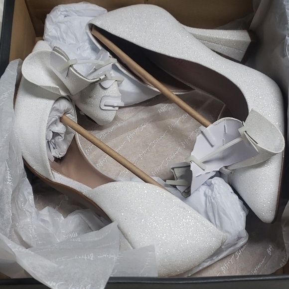 Betsey Johnson Nobble Sparkle Glitter Pumps Womens Size 7 - Picture 11 of 14